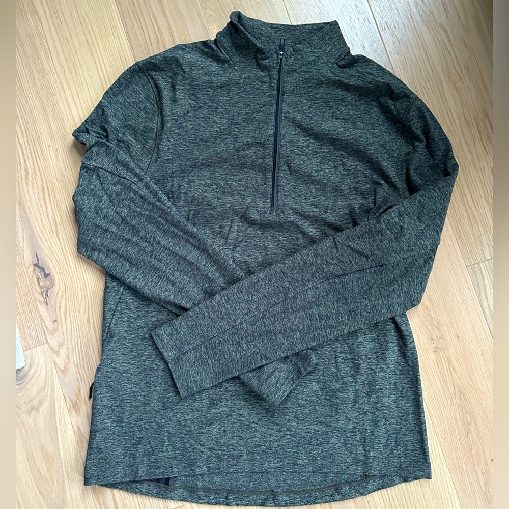 lululemon athletica Men's Zip Up Sweater - Dark Gray